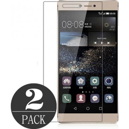 Screenprotector Glas Folie Tempered Glass voor Huawei P8 2 stuks