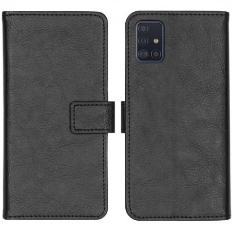 iMoshion Luxe Booktype Samsung Galaxy A51 hoesje - Zwart