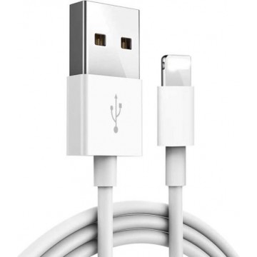 USB naar lightning kabel geschikt voor Iphone & Ipad - Iphone oplader kabel - Iphone lader - kabel - Iphone oplader - 1-PACK
