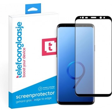 Samsung Galaxy S9 Screenprotector Glas - Full Screen - Tempered Glass - Screenprotector S9 - Samsung S9 Screen Protector