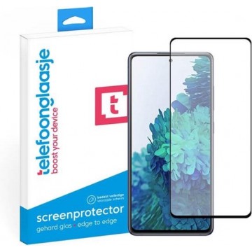 Samsung Galaxy S20 FE screenprotector Glas - Edge to Edge - Screenprotector Samsung Galaxy S20 FE
