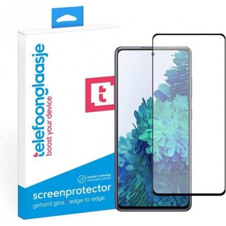 Samsung Galaxy S20 FE screenprotector Glas - Edge to Edge - Screenprotector Samsung Galaxy S20 FE