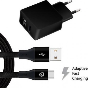 USB-C oplader met Adapter - Fast Charging (3 ampère)