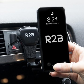 R2B Telefoonhouders auto geschikt voor ventilatierooster – Universeel – Zwart