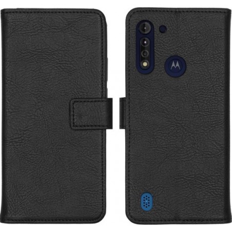 iMoshion Luxe Booktype Motorola Moto G8 Power Lite hoesje - Zwart