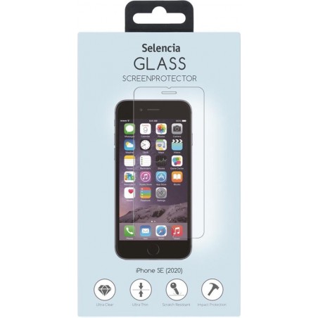 Selencia Gehard Glas Screenprotector voor de iPhone SE (2020)