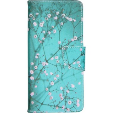 Design Softcase Booktype Samsung Galaxy A51 hoesje - Bloesem