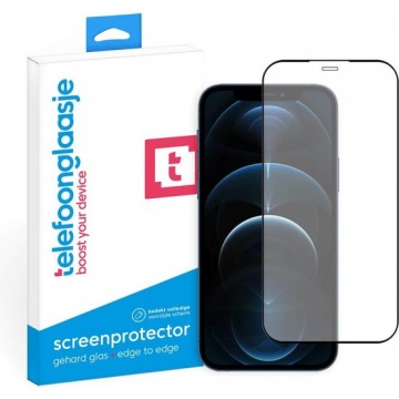 iPhone 12 Pro screenprotector Glas - Full Screen - iPhone 12 Pro screen protector - screenprotector iPhone 12 Pro