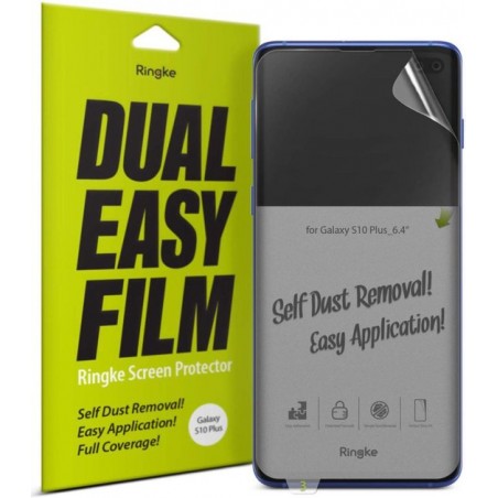 Ringke Dual Easy Samsung Galaxy S10 Plus Screen Protector (2-Pack)