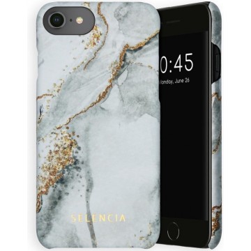 Selencia Maya Fashion Backcover iPhone SE (2020) / 8 / 7 / 6(s) hoesje - Marble Stone