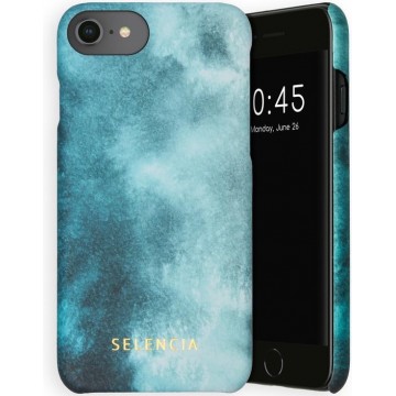 Selencia Maya Fashion Backcover iPhone SE (2020) / 8 / 7 / 6(s) hoesje - Air Blue