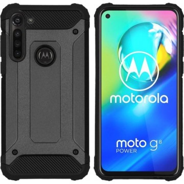 iMoshion Rugged Xtreme Backcover Motorola Moto G8 Power hoesje - Zwart