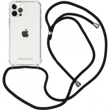 iMoshion Backcover met koord iPhone 12, iPhone 12 Pro hoesje - zwart