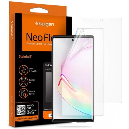 Spigen Neo Flex Screenprotector Duo Pack voor de Samsung Galaxy Note 10 Plus