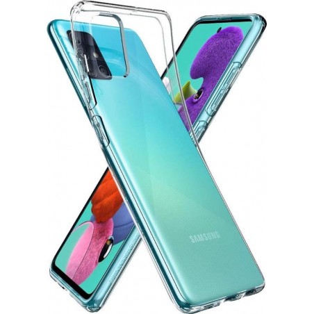 MMOBIEL Siliconen TPU Beschermhoes Voor Samsung Galaxy A51 A515 2019 - 6.5 inch 2019 Transparant - Ultradun Back Cover Case