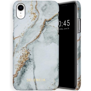 Selencia Maya Fashion Backcover iPhone Xr hoesje - Marble Stone