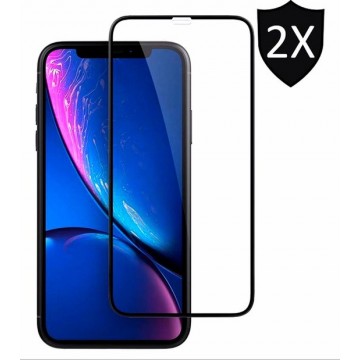 Samsung Galaxy S10 Screenprotector Glas Full Cover Zwart – Tempered Glass 2x (Voordelig) - HiCHiCO