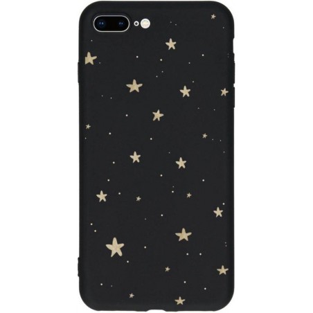 Design Backcover Color iPhone 8 Plus / 7 Plus hoesje - Gouden Sterren