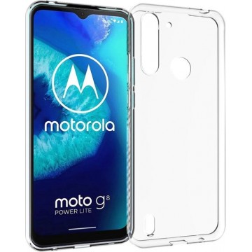 Accezz Clear Backcover Motorola Moto G8 Power Lite hoesje - Transparant