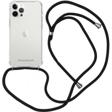 iMoshion Backcover met koord iPhone 12 Pro Max hoesje - Zwart