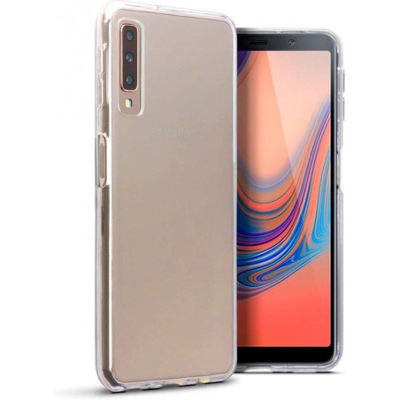 Samsung Galaxy A7 2018 Hoesje - Siliconen Backcover - Transparant