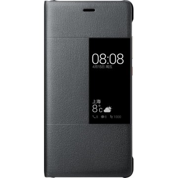 Huawei view flip cover - grijs - voor Huawei P9
