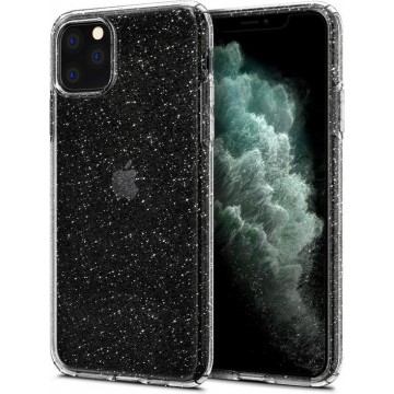 Spigen Liquid Crystal Glitter Case Apple iPhone 11 Pro Max - Transparant