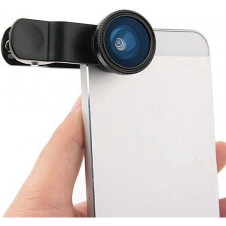 3 in 1 Lens Macro Visooglens voor Smartphone en Tablet