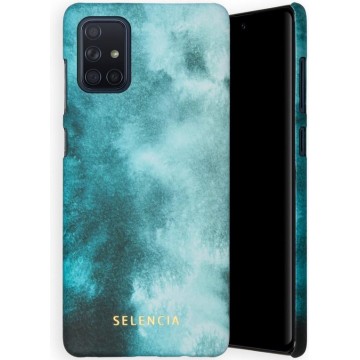 Selencia Maya Fashion Backcover Samsung Galaxy A71 hoesje - Air Blue