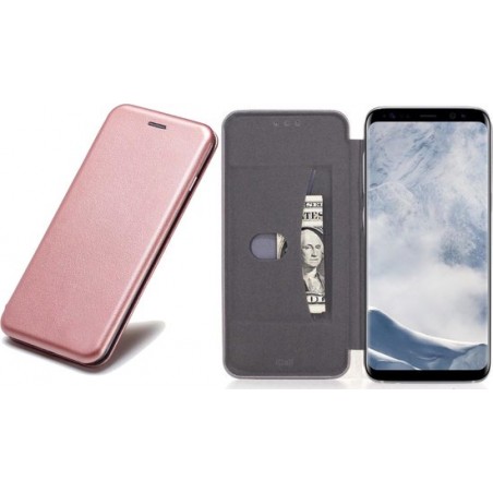Samsung S8 Hoesje - Samsung Galaxy S8 Hoesje - Book Case Wallet Roségoud