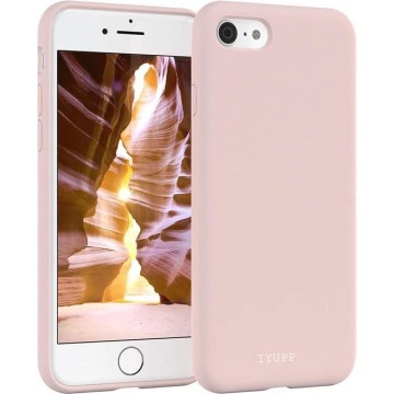 IYUPP iPhone 7 / 8 / SE 2020 Siliconen Hoesje Roze – Full Body – Premium