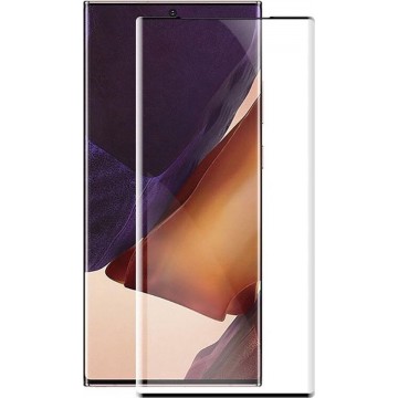 Shop4 - Samsung Galaxy Note 20 Ultra Glazen Screenprotector - Edge-To-Edge Gehard Glas Transparant
