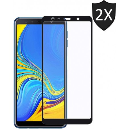 Samsung A7 Screenprotector - Samsung Galaxy A7 Screenprotector - Full Screen Protector - 2 Stuks