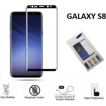 3D Glass screenprotector voor de Samsung Galaxy S8