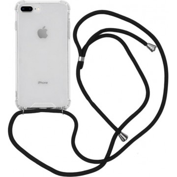 iMoshion Backcover met koord iPhone 8 Plus / 7 Plus hoesje - Zwart