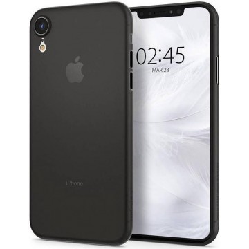 Spigen iPhone XR Case - Air Skin Black/Transparant