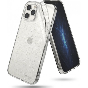 Ringke Air Backcover iPhone 12 Pro Max hoesje - Transparant Glitter