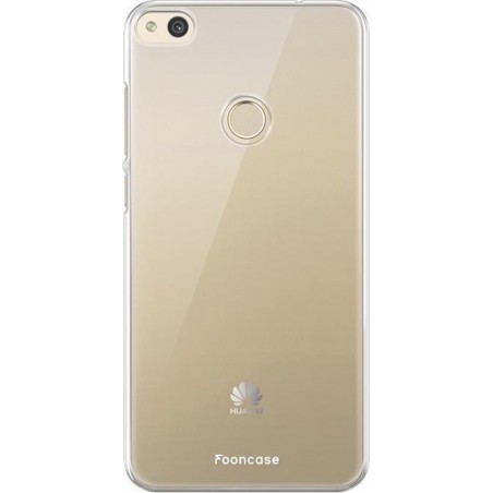 FOONCASE Huawei P8 Lite 2017 hoesje TPU Soft Case - Back Cover - Transparant / Doorzichtig