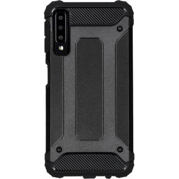 Rugged Xtreme Backcover Samsung Galaxy A7 (2018) hoesje - Zwart