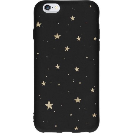 Design Backcover Color iPhone 6 / 6s hoesje - Gouden Sterren