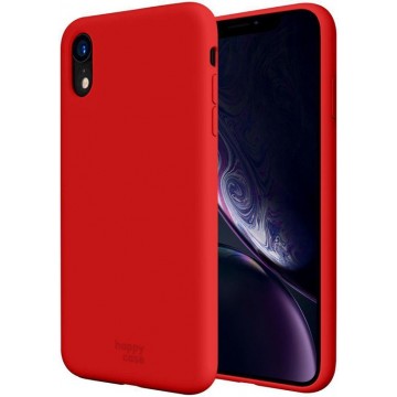 HappyCase Apple iPhone XR Siliconen Back Cover Hoesje Rood