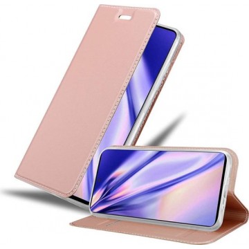Samsung Galaxy A51 Hoesje PU Leer Bookcase Wallet Book Cover Roze