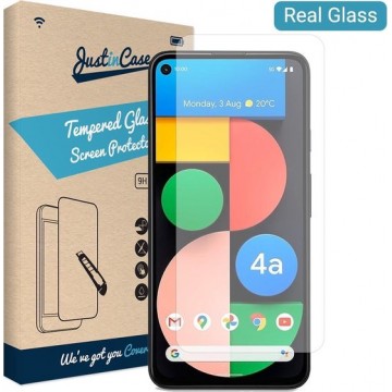 Just in Case Tempered Glass voor Google Pixel 4a 5G Protector - Arc Edges