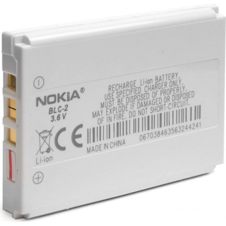 Nokia Accu o.a. geschikt voor Nokia 3310,3330,3410,3510,3510i,6800,6810 (type BLC-2)