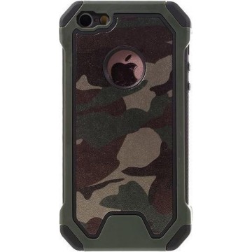GadgetBay Leger survivor TPU hardcase iPhone 5 5s SE 2016 hoesje case cover camo army
