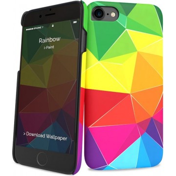 i-Paint cover rainbow - mix - voor iPhone 7/8