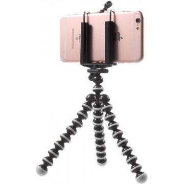 Flexibele Camera of Smartphone Tripod Zwart