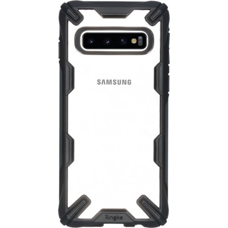 Ringke Fusion X Backcover Samsung Galaxy S10 hoesje - Zwart