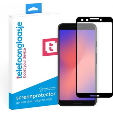 Google Pixel 3 screenprotector gehard glas - Edge to Edge - Tempered glass