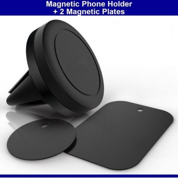 Universele Telefoon Houder Auto Ventilatierooster - Ventilatie - Rooster - Magneet - Magnetisch - Dashboard - GSM